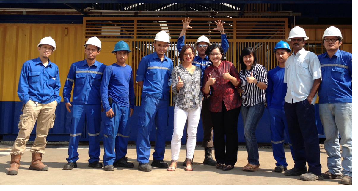 Internationales Industrieteam